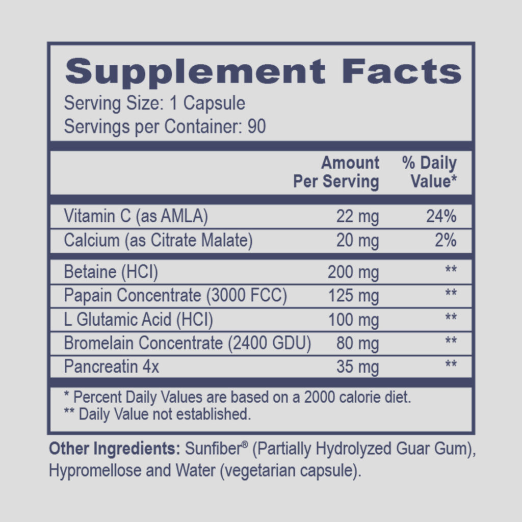 Bromelain Papain Professional Health Products®